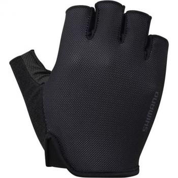 Guantes de ciclismo Shimano Airway negro, tamaño M, con diseño ergonómico, acolchado en la palma para mayor comodidad, material transpirable y ligero, ideal para uso en carretera y montaña