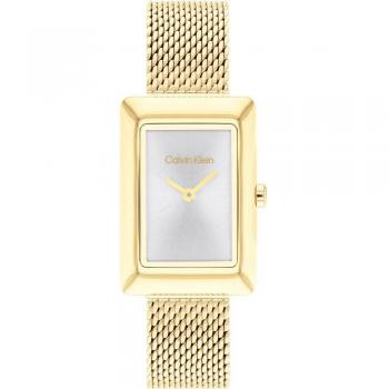 Reloj analógico Styled plateado Calvin Klein para mujer, modelo CK CALVIN KLEIN NEW COLLECTION WATCHES Mod. 25200396