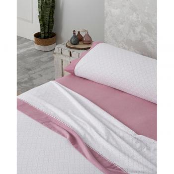 Juego de sábanas Eira Rosa Fuerte - Cama de 180, 4 piezas