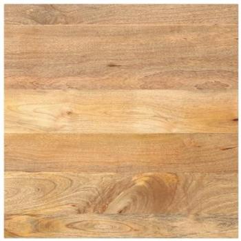 Tablero de mesa cuadrado de madera maciza de mango 90x90x3,8 cm