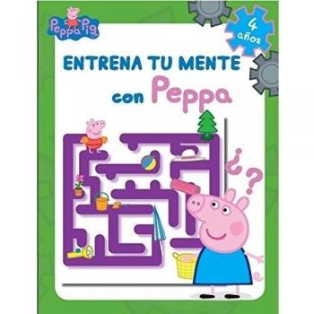 Entrena tu mente con Peppa. 4 años - VV. AA.
