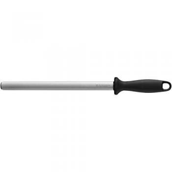 ZWILLING Afilador ovalado con recubrimiento de diamante, Longitud: 26 cm, Mango de plástico negro con lazo para colgar