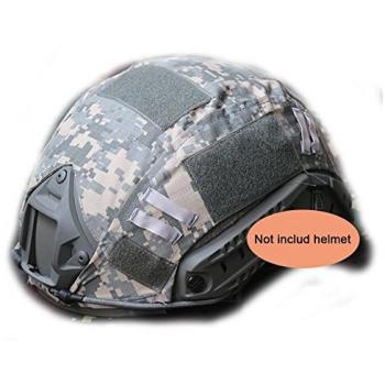 Worldshopping4U Tactical Airsoft caza de estilo militar casco cubierta funda, delete