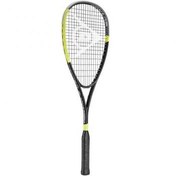 Raqueta de Squash Dunlop Blackstorm Grafito 135 NH Negra y Amarilla