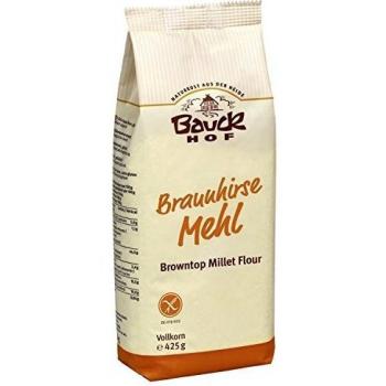 Harina de mijo marrón integral Sin Gluten Bauckhof 425 g