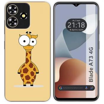 Funda de Silicona para Zte Blade A73 4G con Diseño de Jirafa y Dibujos