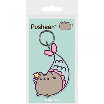 Pusheen Purrmaid - Llavero de goma, multicolor, 4,5 x 6 cm