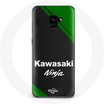 Funda para Samsung Galaxy A8 Plus con Logo de Kawasaki Ninja