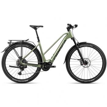 Bicicleta eléctrica Orbea Kemen Mid SUV 10 - 2024 - Verde urbano brillante - Negro mate