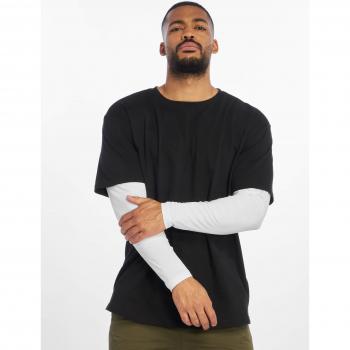 Camiseta de Manga Larga Oversized Doble Capa Urban Classics Negra/Blanca