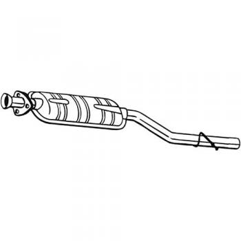 Silenciador central e intermedio BOSAL 175-023, compatible con vehículos, fabricado en acero inoxidable, diseño de alta resistencia para reducir el ruido del escape y mejorar el rendimiento del motor