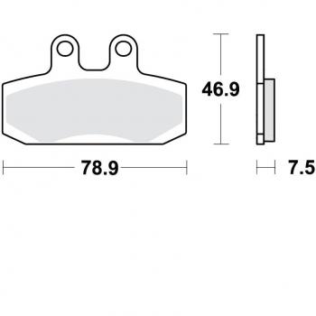 Pastillas de freno TRW Lucas MCB673 - Juego de almohadillas de freno con alta capacidad de frenado, diseño optimizado para una mejor disipación del calor, material compuesto que reduce el ruido y la vibración, fácil