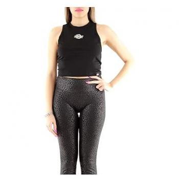 Camiseta Sin Mangas Dickies Powers Negra Mujer Talla M