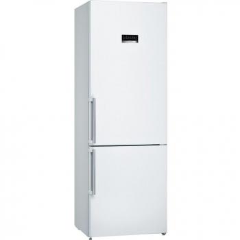 Bosch Serie 4 KGN49XWDP Frigorífico Combinado de Libre Instalación, 203 x 70 cm, Blanco, Tecnología VitaFresh
