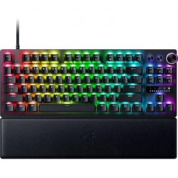 Teclado Gaming Razer Huntsman V3 Pro TKL - Mecánico, Tenkeyless, Retroiluminación RGB, Conexión USB-C