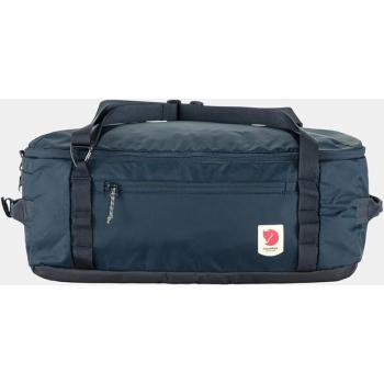 Fjällräven - Bolsa de lona Duffel 22L color azul marino, capacidad de 22 litros, material resistente al agua, asas ajustables y desmontables, diseño ligero y fácil de transportar