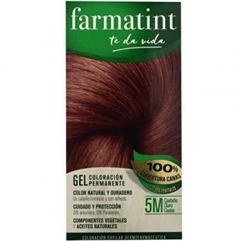 Farmatint 5M Castaño Claro Caoba - Gel de coloración permanente 135ml