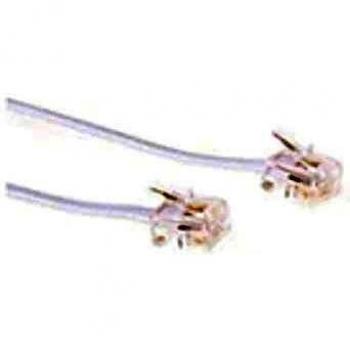 Microconnect 1m RJ11-RJ11 - Cable para teléfonos fijos