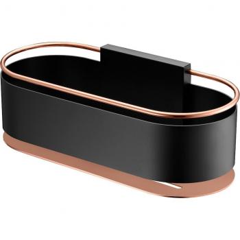 Jabonera Anga Negro/Oro Rosa Acero S304