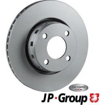 Disco de freno JP GROUP 1163112200 - Disco de freno, compatible con vehículos específicos, fabricado en material de alta calidad para un rendimiento óptimo, diseño ventilado para mejor disipación del calor, diámetro y grosor