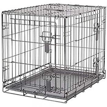 Dogit Jaula Plegable de 2 Puertas, 61 x 45 x 51 cm
