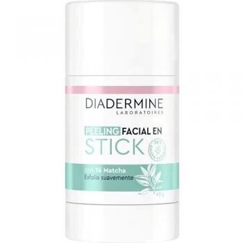 Diadermine – Peeling Facial en Barra – Beauty Stick para Limpieza Facial- Exfolia suavamente la piel – Con té Matcha – 40g