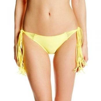 Seafolly Shimmer - Braguita de bikini para mujer, color lemon drop, talla xs