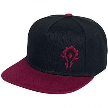 World of Warcraft Horde Hombre Gorra Negro/Rojo One Size, 100% poliacrílico,