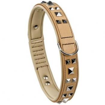 Ferplast Giotto Luxor - Collar para Perro, 50-58 cm, Color Beige