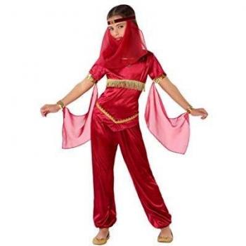 Atosa-61482 Atosa-61482-Disfraz Princesa Arabe-Infantil Niña, Color rojo, 3 a 4 años