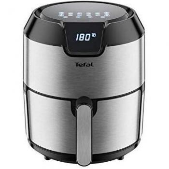 Tefal ey401d Easy Fry Deluxe freidora de aire caliente, 1400, 1.2 kilos, acero inoxidable/negro