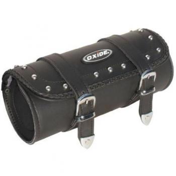 Oxide Bolso con Forma Cilíndrica para Motocicleta de Cuero Para Guardar Herramientas, Bolso de Viaje