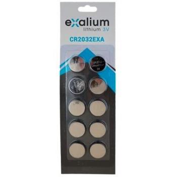 10 Litio 3V 230mAh CR-2032 EXALIUM