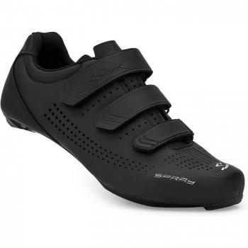 Zapatillas de ciclismo de carretera unisex Spiuk Spray negras - Talla 45