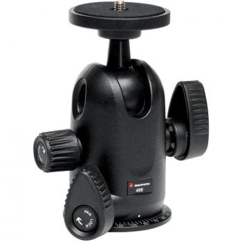 Manfrotto 498 - Rótula de Bola para trípode, Negro