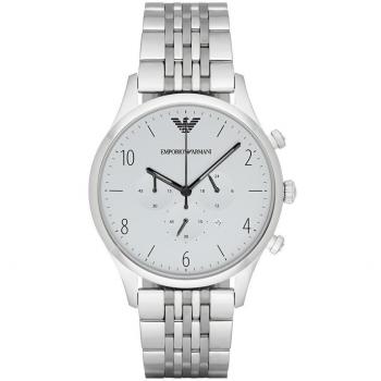 Armani Men's Analog Watch AR1879 - 43mm Silver Stainless Steel