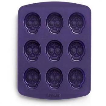 Lékué Calavera Loca - Molde para bombones, diseño de calavera y juego inspirado en la ruleta rusa