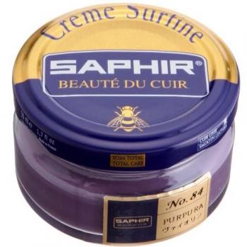 Saphir Beauté du Cuir Fine Cream Shoe Polish 50ml Jar - Violet