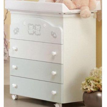 Bagnetto Fasciatoio Prestige Four Bianco Pali Bianco-grigio