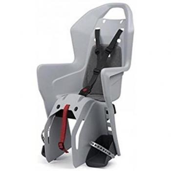 Silla portabebés Polisport Koolah CFS para fijación al portaequipajes gris crema