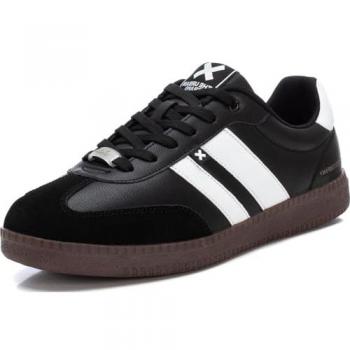 Zapatilla Casual de Hombre Xti 143486 Negra con Cierre de Cordón Talla 43
