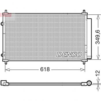 Condensador de aire acondicionado DENSO DCN50117