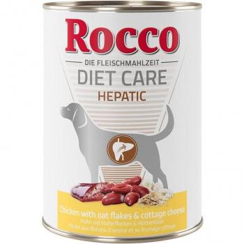 Rocco Diet Care Hepatic Chicken with Oat Flakes and Cottage Cheese 24 x 400g Multipack