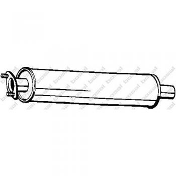 Bosal 154-711 Middle Silencer