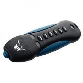 Corsair Lápiz USB 3.0 Seguro Flash Padlock 3 de 256 GB con Teclado (Cifrado AES de 256 bits, Estándares de Seguridad FIPS 197, Carcasa de Goma