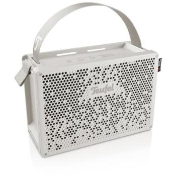 Teufel MYND Altavoz Bluetooth Portátil IP67, 42h de Autonomía, Powerbank USB-C - Blanco Cálido