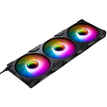 Pack de 3 Ventiladores Phanteks M25 Gen2 140mm PWM D-RGB Alta Flujo de Aire - Negro