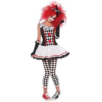 Disfraz de Arlequín Para Niñas y Adolescentes en Varias Tallas Halloween