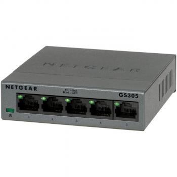 Netgear GS305-100PES - Switch de 5 Puertos Ethernet Gigabit 10/100/1000