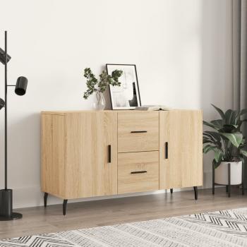 Aparador de madera de ingeniería 100x36x60 cm, Mueble de Almacenaje de Salón, Armarios con Puertas, Cajón de Madera, Buffet para salón Moderno, Armario Auxiliar, Armario